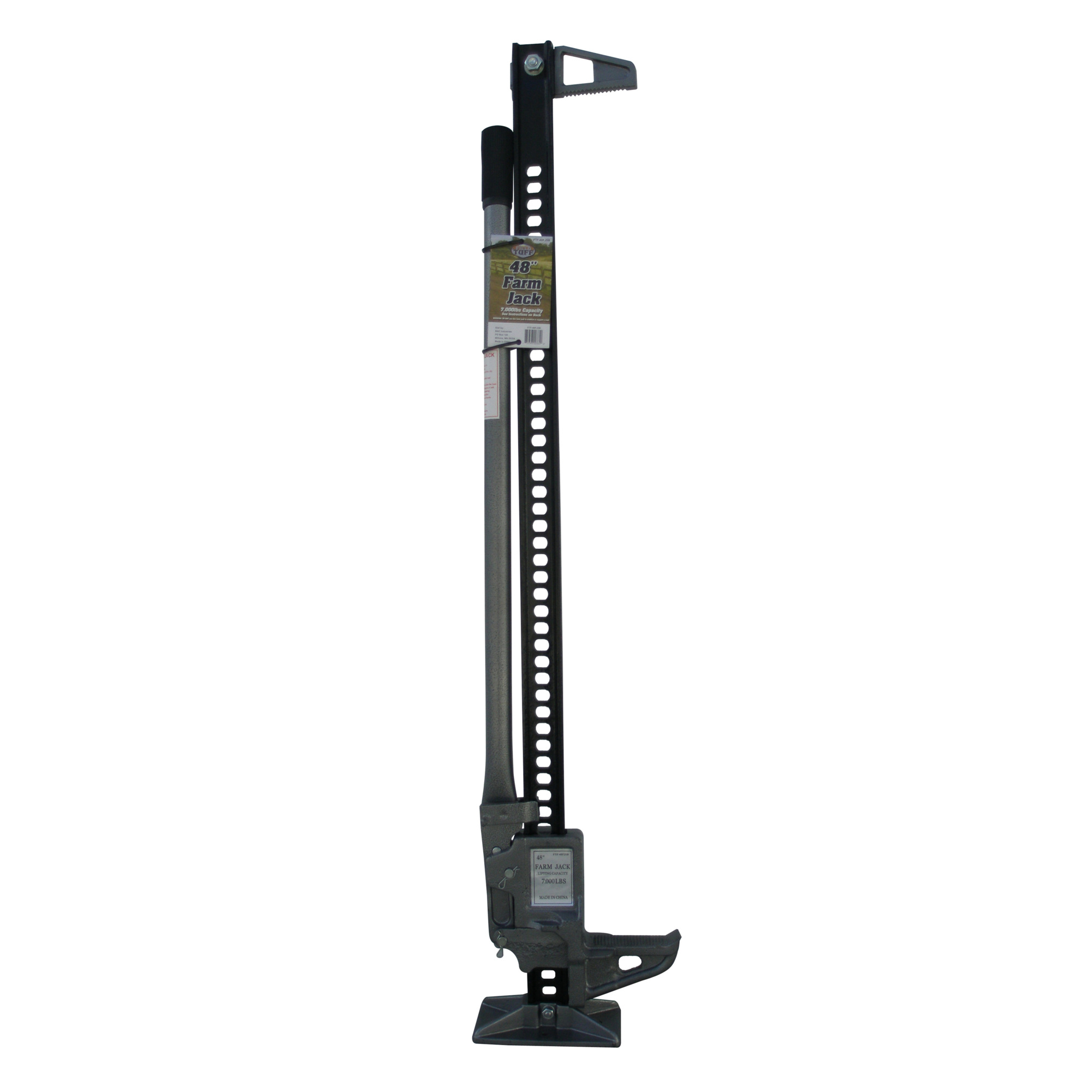 Field Tuff Farm Jack - 48in., 3-Ton Capacity, Heavy-Duty Steel, Model# FTF-48FJSB